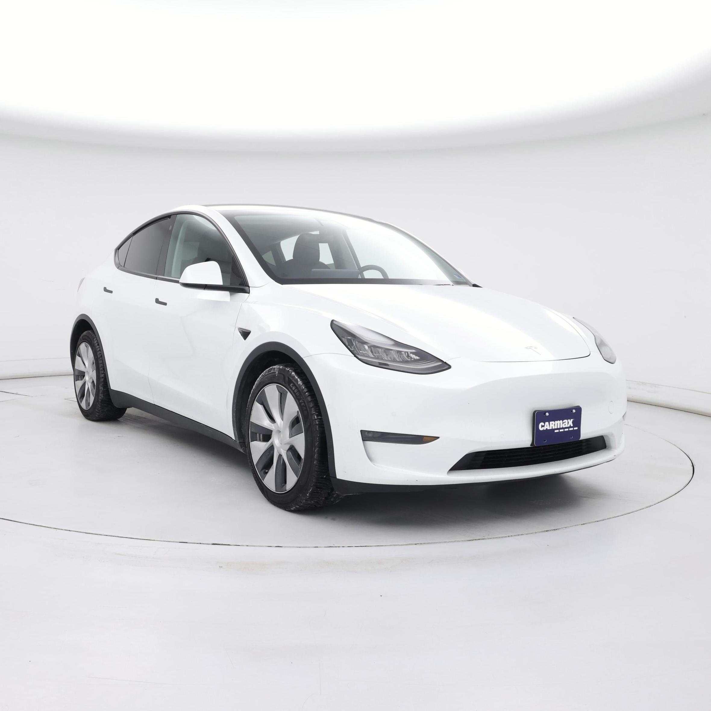 White 2021 Tesla Model Y SUV / Crossover All-Wheel Drive Automatic