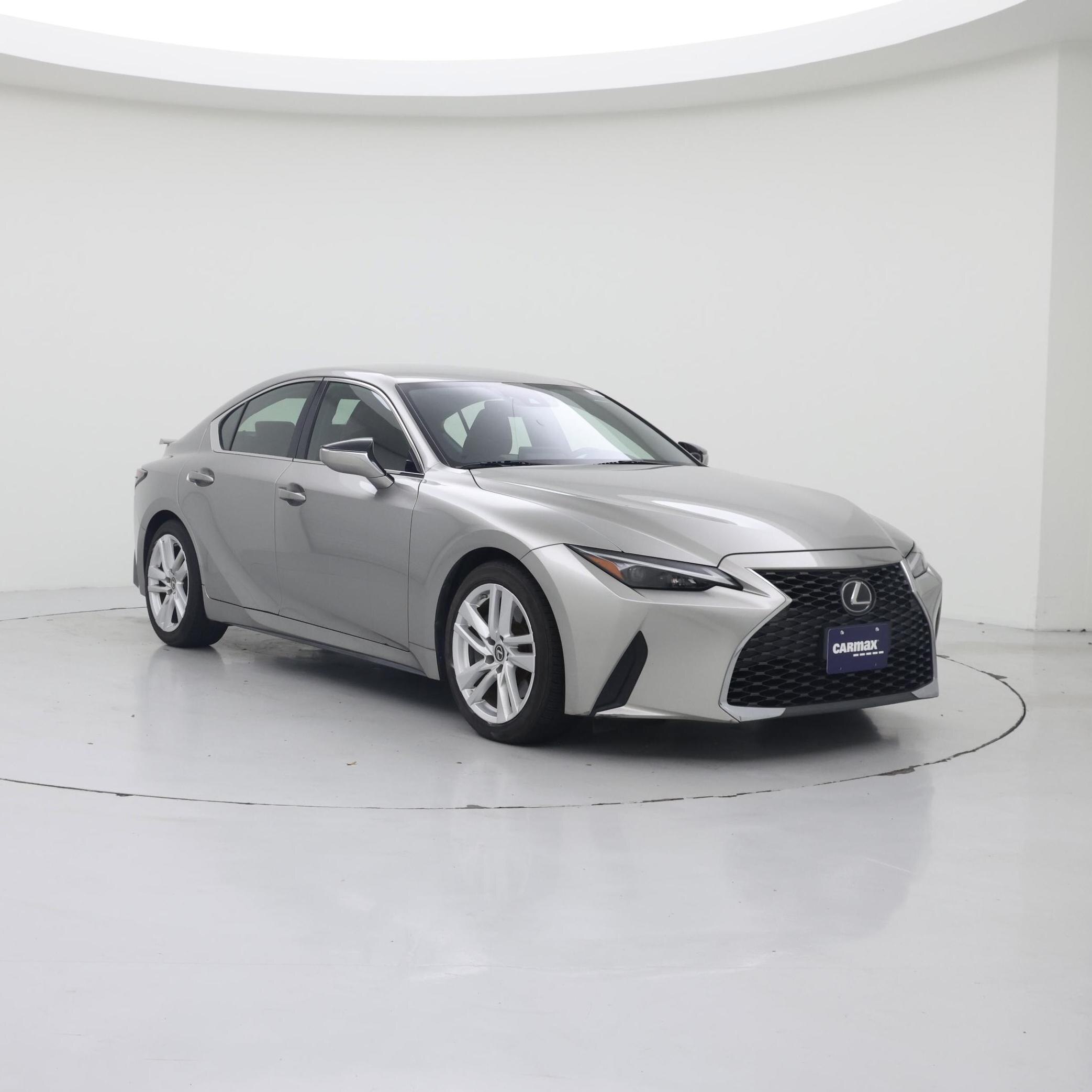 Silver 2021 Lexus IS 300 RWD Sedan Rear-Wheel Drive Automatic