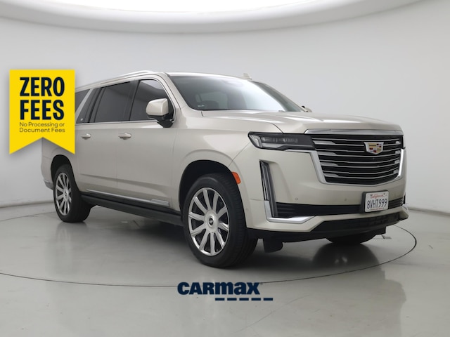 Gold 2021 Cadillac Escalade ESV SUV / Crossover Four-Wheel Drive Automatic