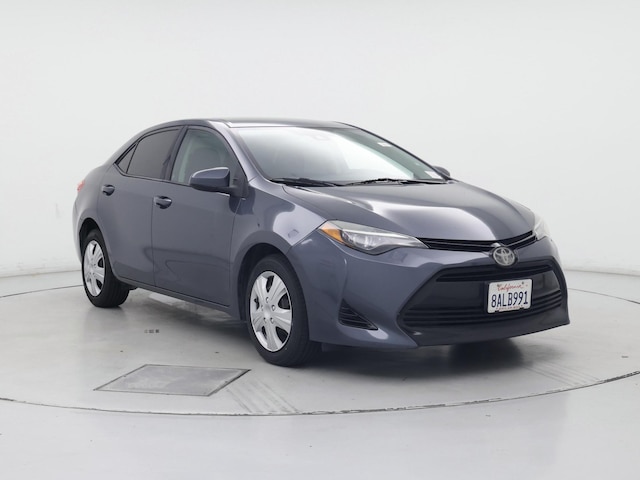 Blue 2018 Toyota Corolla LE Sedan Front-Wheel Drive Automatic