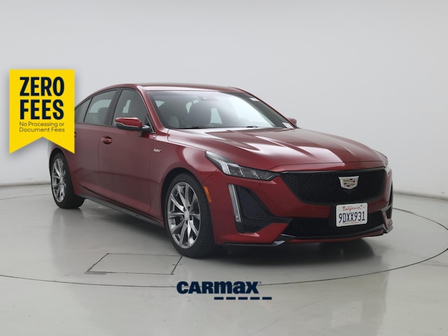 Red 2023 Cadillac CT5 V-Series RWD Sedan Rear-Wheel Drive Automatic