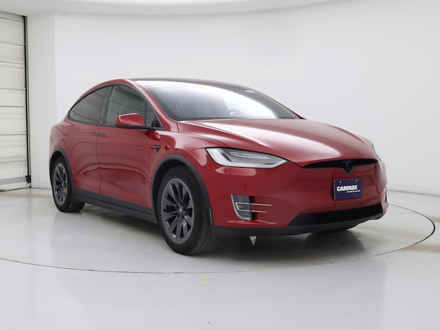 Red 2019 Tesla Model X 100D AWD SUV / Crossover All-Wheel Drive Automatic