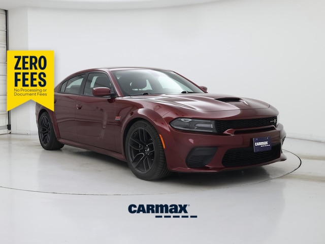 Red (Burgundy) 2021 Dodge Charger Scat Pack Widebody RWD Sedan Rear-Wheel Drive Automatic