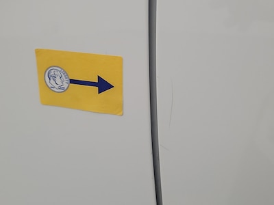 Rear Door Driver Side Cosmetic Imperfection