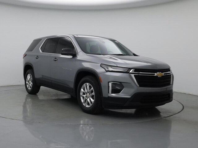 Silver 2023 Chevrolet Traverse LS FWD SUV / Crossover Front-Wheel Drive Automatic