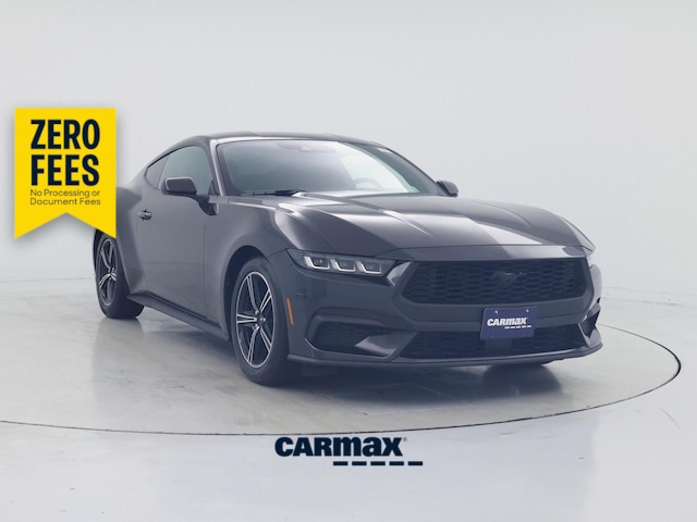 Black 2024 Ford Mustang Coupe Rear-Wheel Drive Automatic