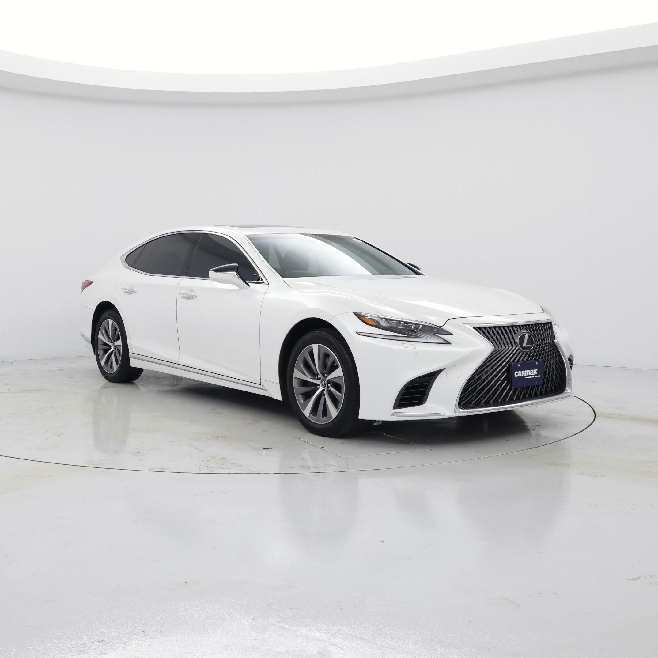 White 2019 Lexus LS Sedan All-Wheel Drive Automatic