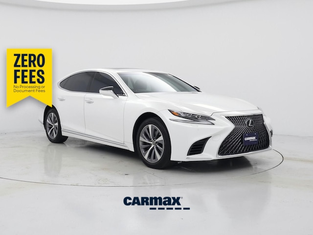 White 2019 Lexus LS Sedan All-Wheel Drive Automatic