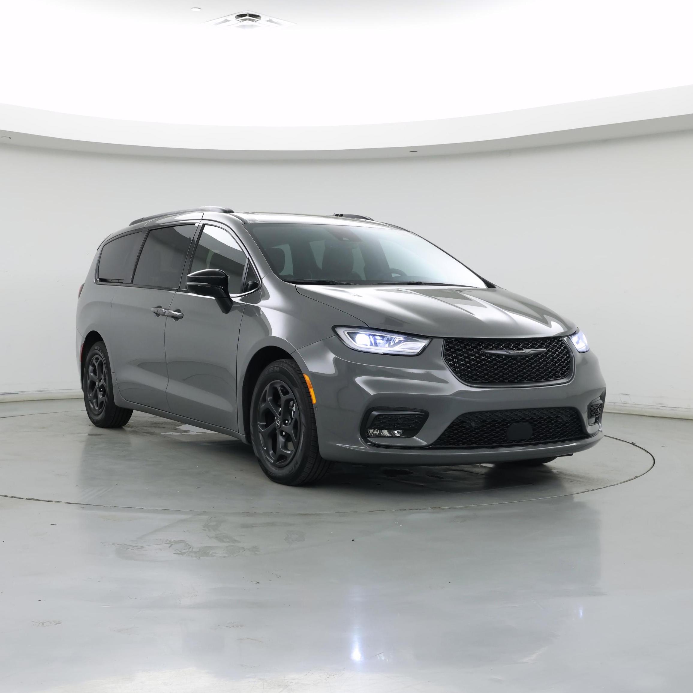 Gray 2025 Chrysler Pacifica Hybrid Premium S Appearance FWD Minivan Front-Wheel Drive Automatic