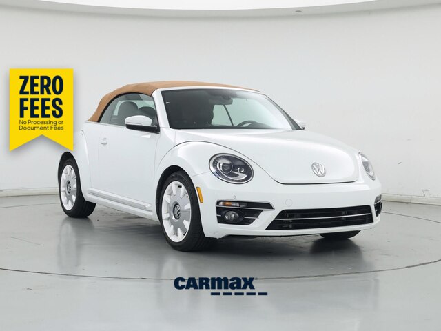 White 2019 Volkswagen Beetle Convertible Front-Wheel Drive Automatic
