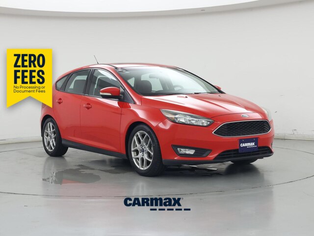 Red 2015 Ford Focus Hatchback Front-Wheel Drive Automatic