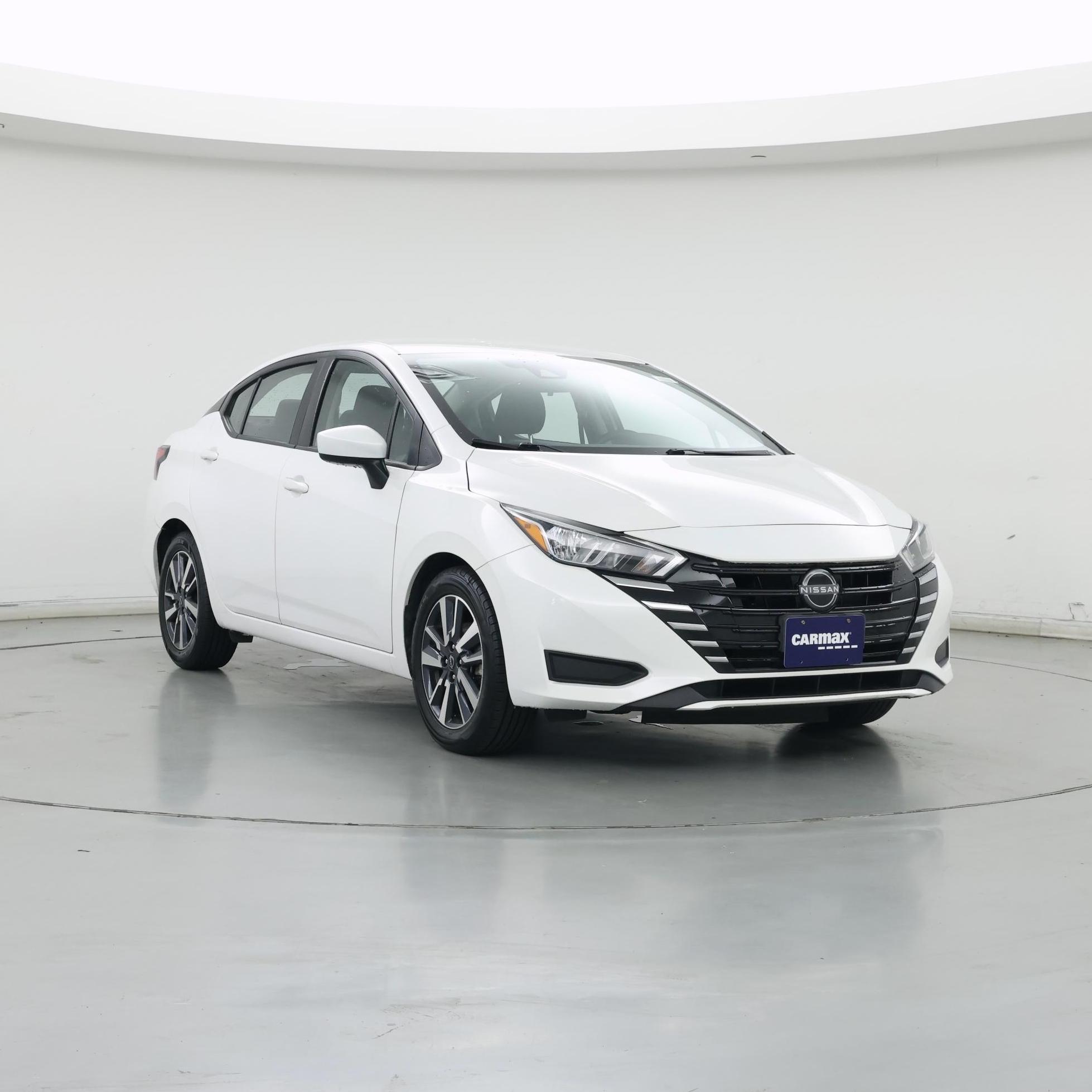 White 2023 Nissan Versa SV FWD Sedan Front-Wheel Drive Automatic