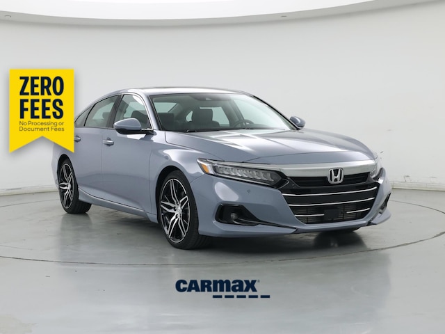Gray 2022 Honda Accord Touring FWD Sedan Front-Wheel Drive Automatic