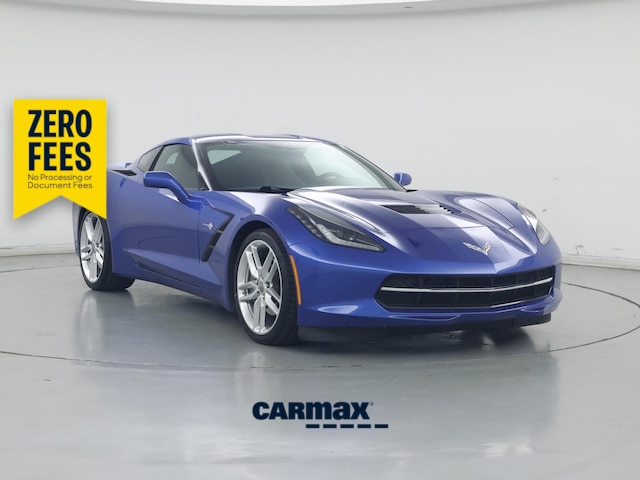 Blue 2019 Chevrolet Corvette Coupe Rear-Wheel Drive Manual