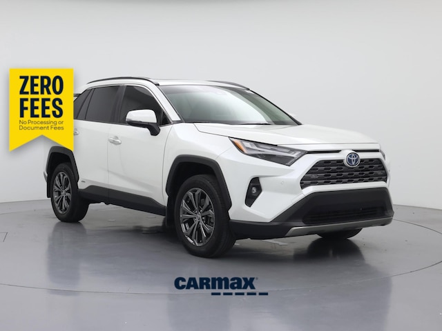 White 2022 Toyota RAV4 Hybrid Limited AWD SUV / Crossover All-Wheel Drive Automatic