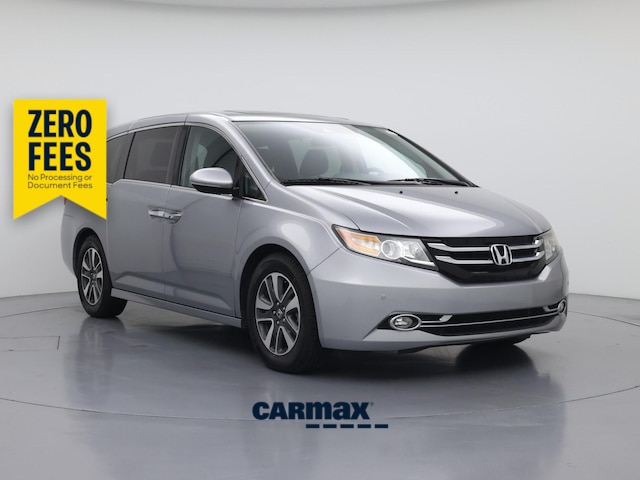 Silver 2017 Honda Odyssey Touring Elite FWD Minivan Front-Wheel Drive Automatic