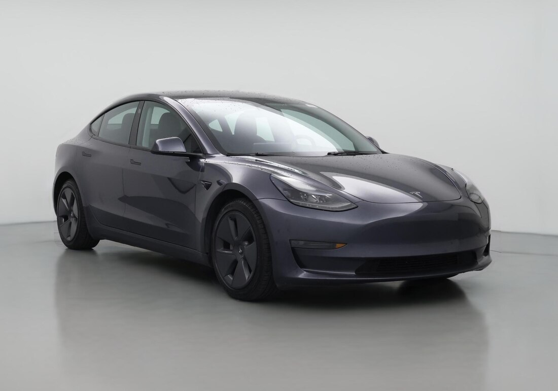 2023 Tesla Model 3 Rear-Wheel Drive in Gray — CarMax photo