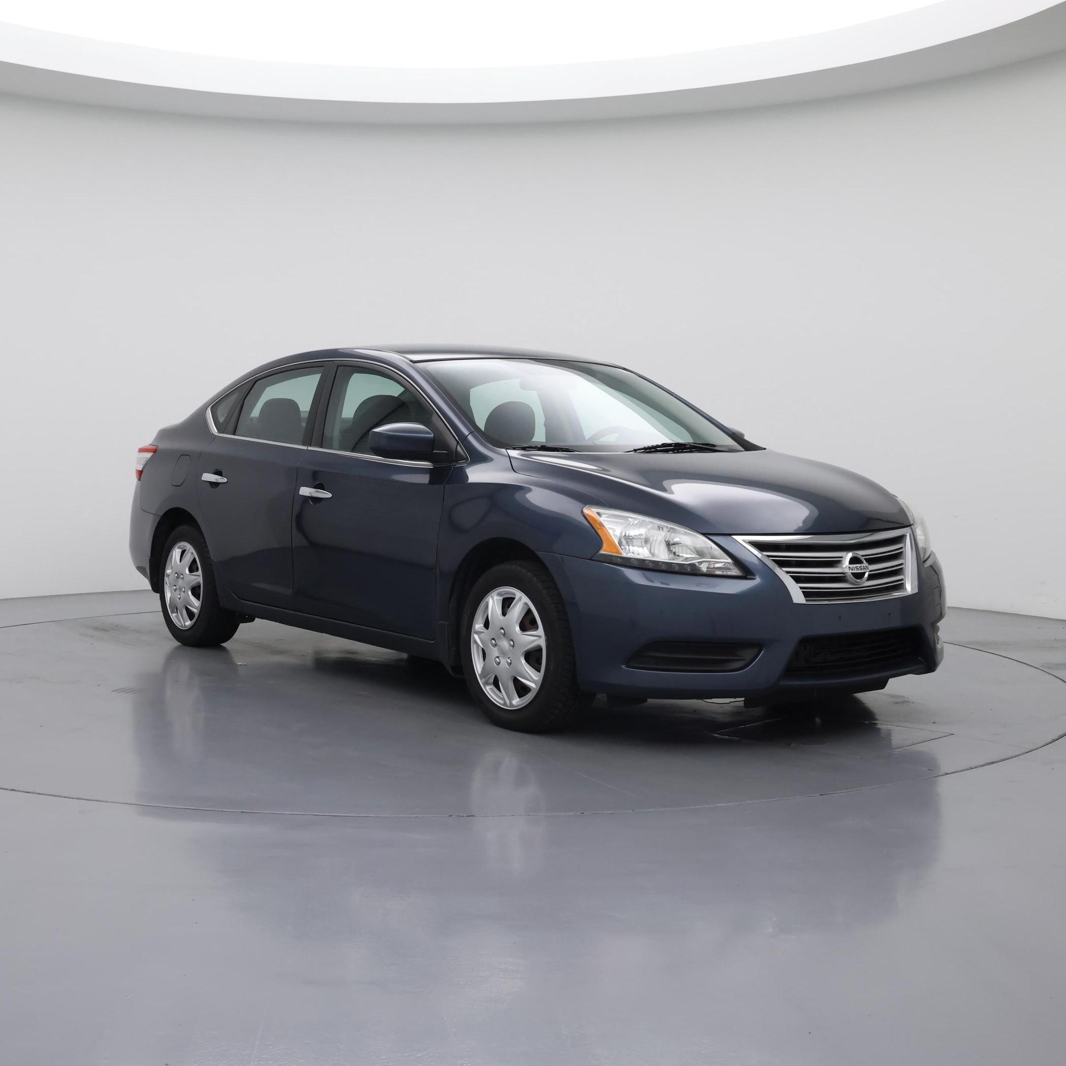 Blue 2014 Nissan Sentra Sedan Front-Wheel Drive Automatic