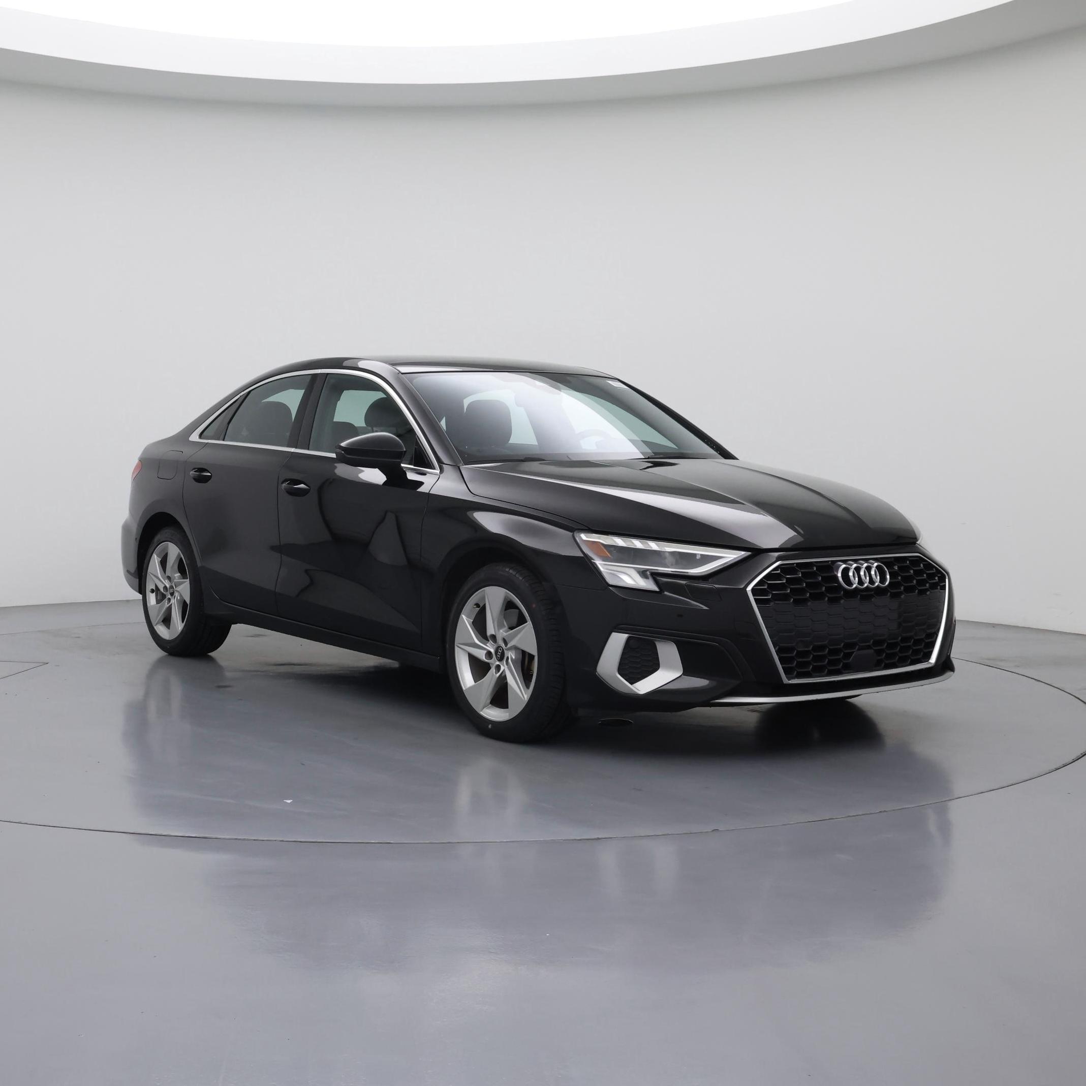 Black 2023 Audi A3 Sedan Front-Wheel Drive Automatic