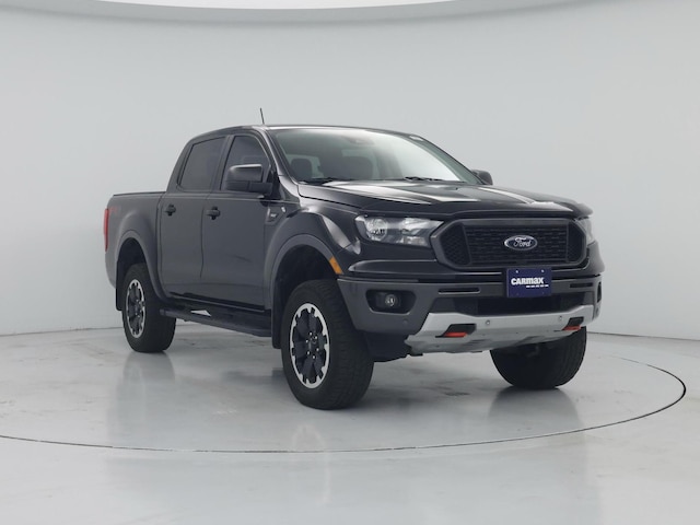 Black 2019 Ford Ranger XLT SuperCrew 4WD Pickup Truck Four-Wheel Drive Automatic