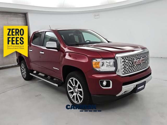 Red (Burgundy) 2018 GMC Canyon Pickup Truck Four-Wheel Drive Automatic