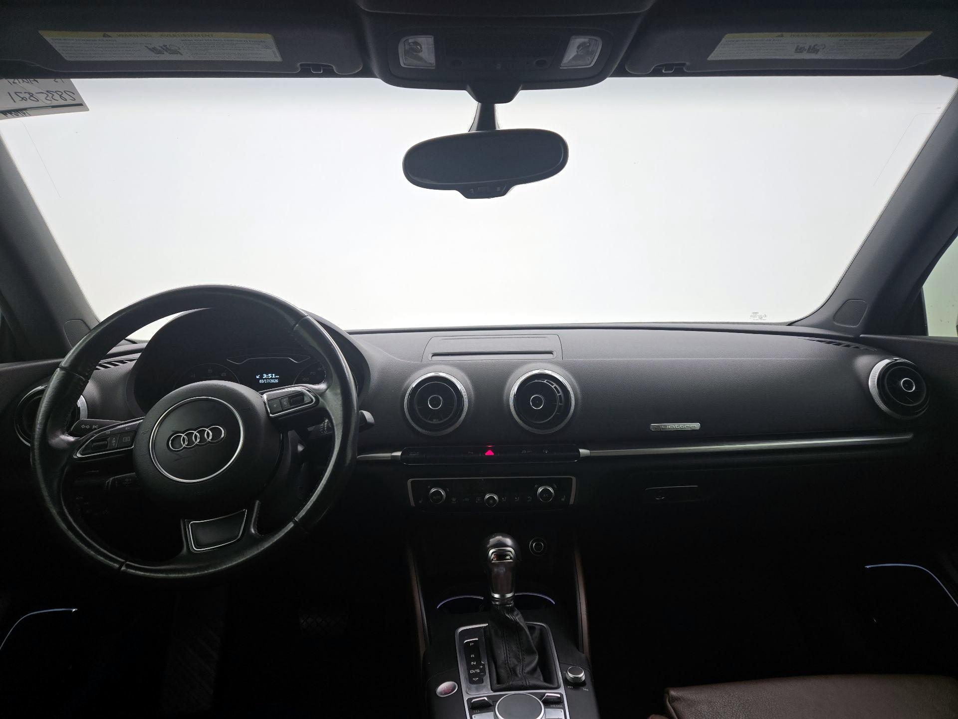 White 2015 Audi A3 Convertible All-Wheel Drive Automatic
