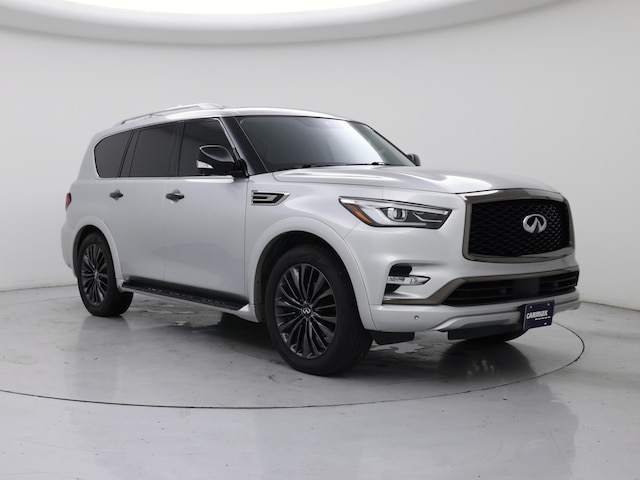Silver 2021 INFINITI QX80 Premium Select RWD SUV / Crossover Rear-Wheel Drive Automatic