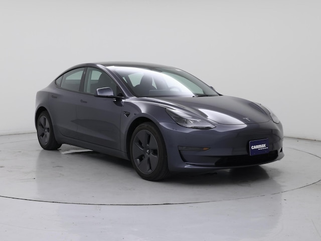 Gray 2023 Tesla Model 3 RWD Sedan Rear-Wheel Drive Automatic