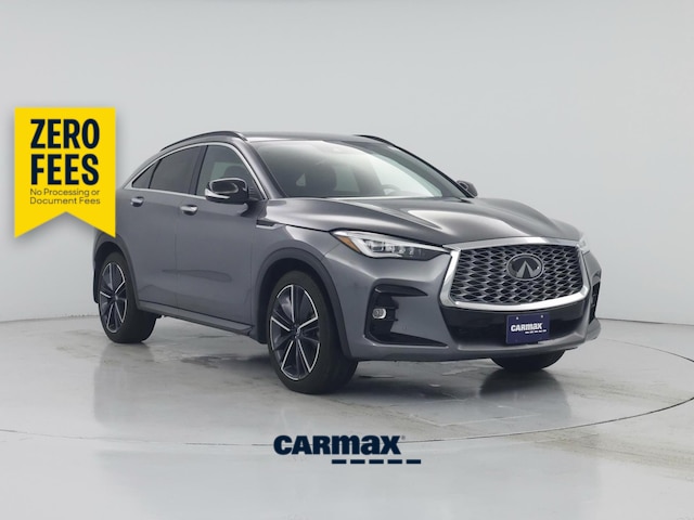 Gray 2023 INFINITI QX55 SUV / Crossover All-Wheel Drive Automatic