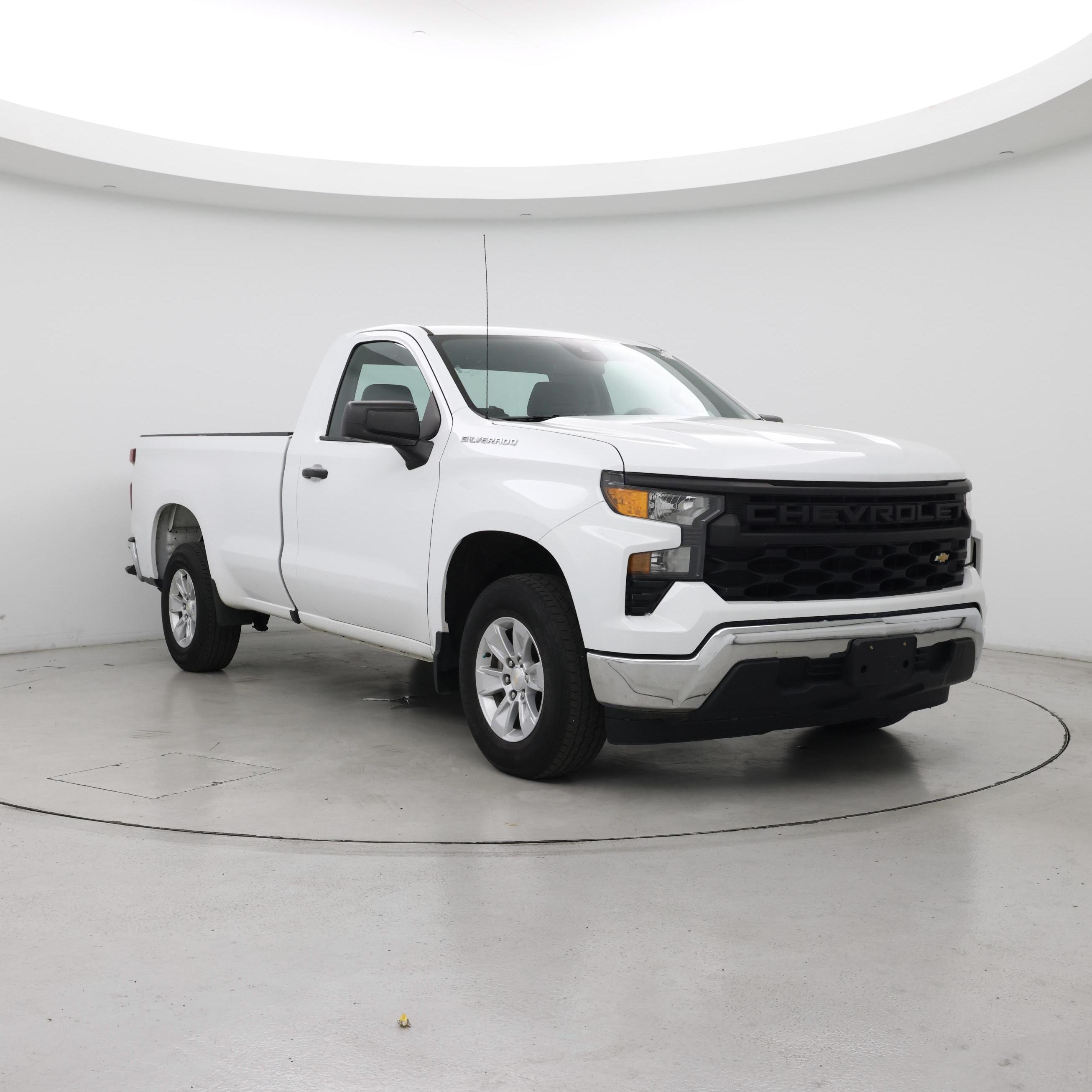 White 2022 Chevrolet Silverado 1500 Work Truck Regular Cab LB RWD Pickup Truck 4X2 Automatic
