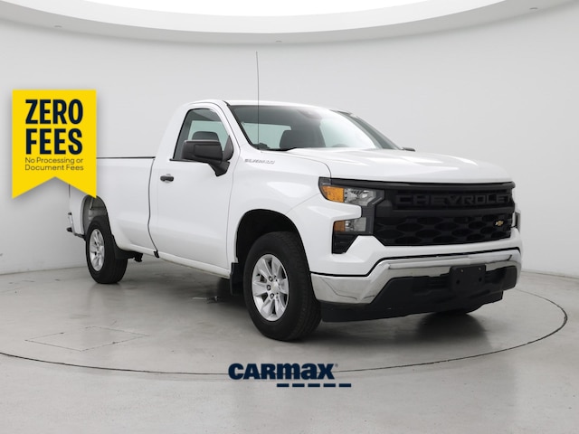 White 2022 Chevrolet Silverado 1500 Work Truck Regular Cab LB RWD Pickup Truck 4X2 Automatic