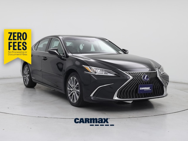 Black 2021 Lexus ES Hybrid 300h FWD Sedan Front-Wheel Drive Automatic