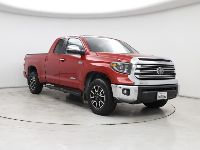 Red 2020 Toyota Tundra Limited Double Cab 4WD Pickup Truck Four-Wheel Drive Automatic
