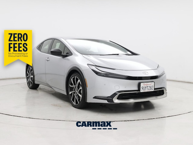 Silver 2025 Toyota Prius Plug-In Hybrid XSE FWD Hatchback Front-Wheel Drive Automatic