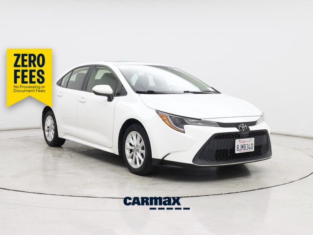 White 2020 Toyota Corolla Sedan Front-Wheel Drive Automatic