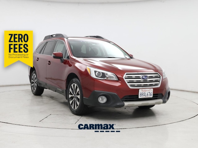 Red 2015 Subaru Outback Wagon All-Wheel Drive Automatic