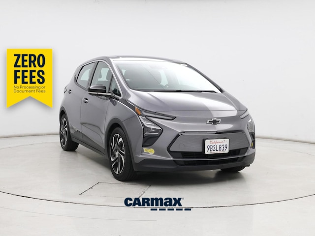 Gray 2022 Chevrolet Bolt EV 2LT FWD Hatchback Front-Wheel Drive Automatic