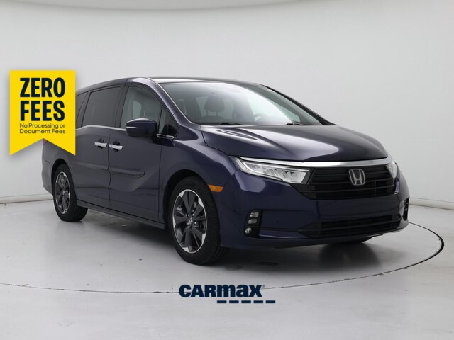Blue 2022 Honda Odyssey Minivan Front-Wheel Drive Automatic