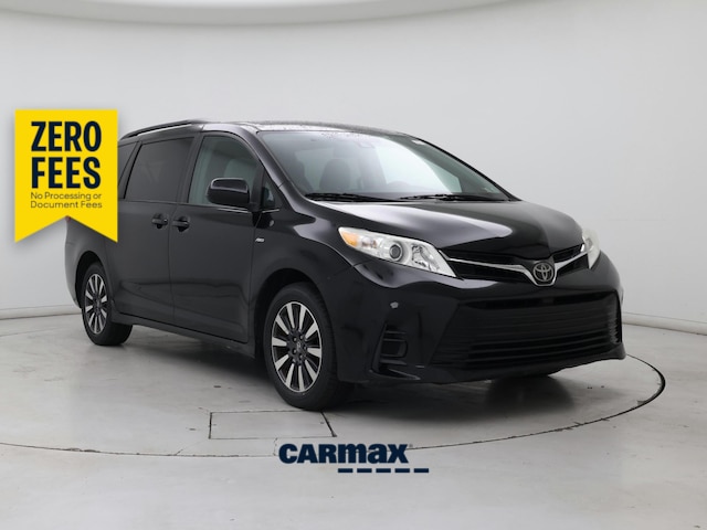 Black 2018 Toyota Sienna Minivan All-Wheel Drive Automatic