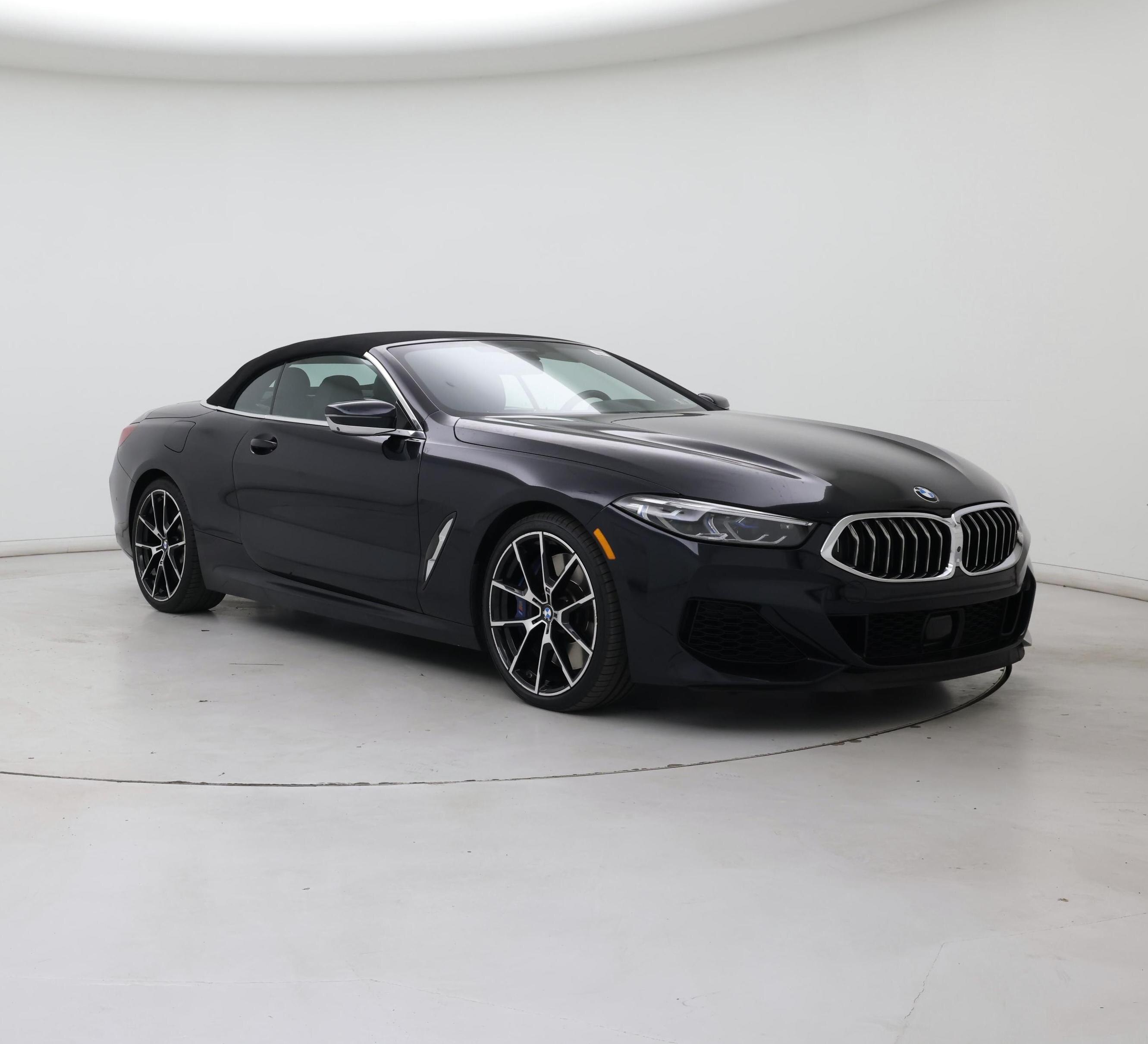 Black 2019 BMW 8 Series Convertible All-Wheel Drive Automatic