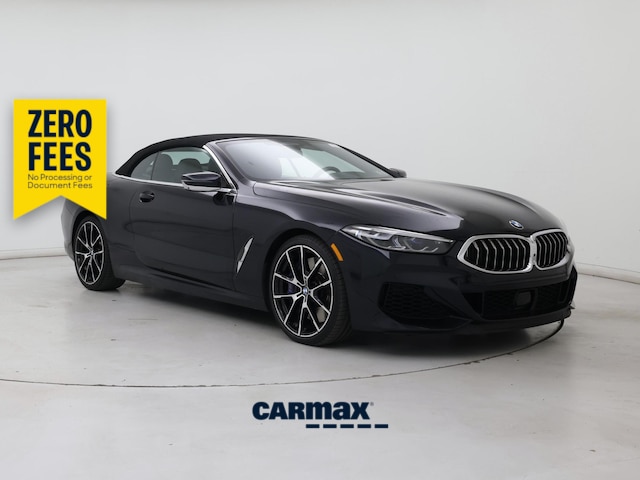 Black 2019 BMW 8 Series Convertible All-Wheel Drive Automatic