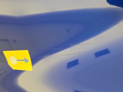 Rear Panel Driver Side Cosmetic Imperfection