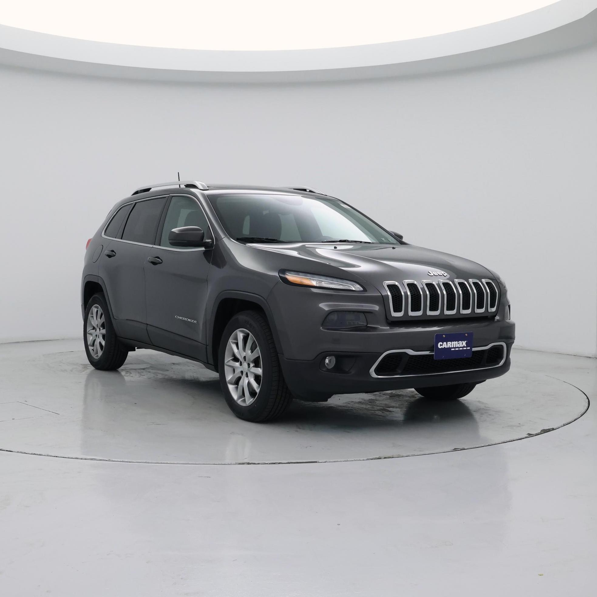 Gray 2018 Jeep Cherokee Limited 4WD SUV / Crossover Four-Wheel Drive Automatic
