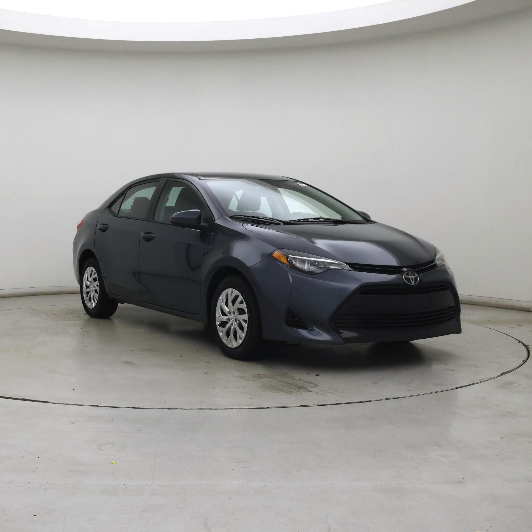 Blue 2018 Toyota Corolla LE Sedan Front-Wheel Drive Automatic