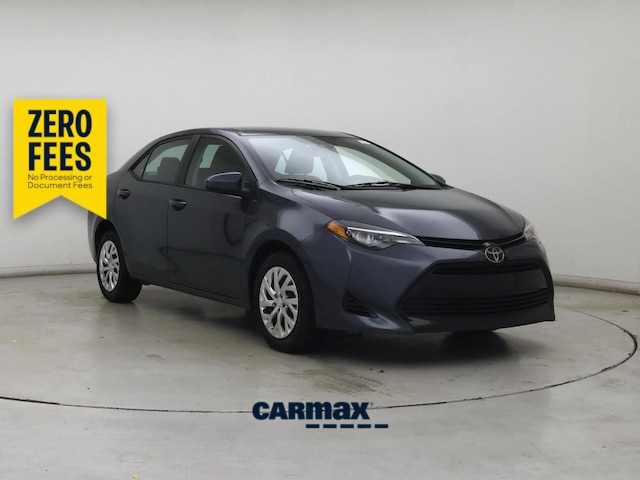 Blue 2018 Toyota Corolla LE Sedan Front-Wheel Drive Automatic