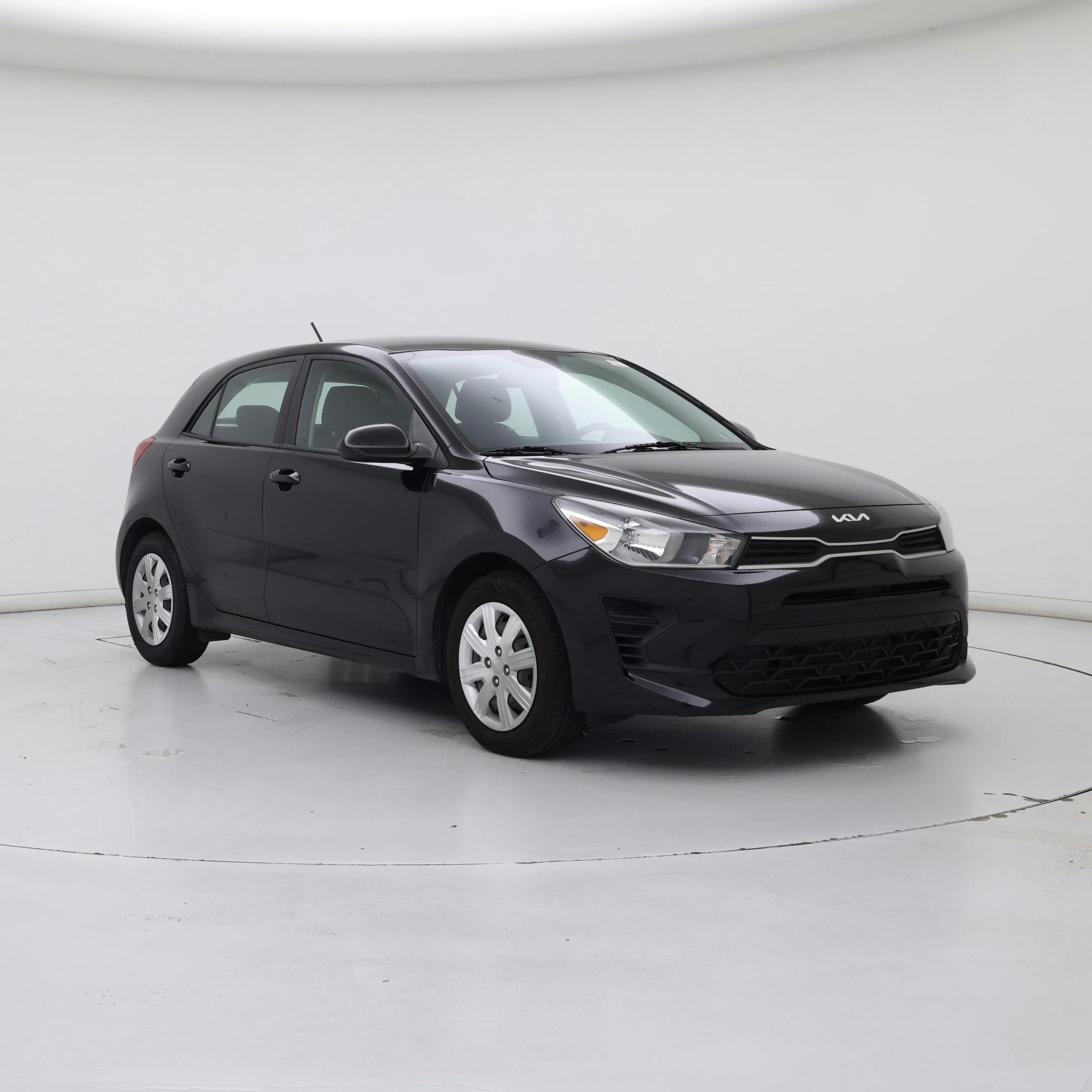 Black 2023 Kia Rio5 Wagon Front-Wheel Drive Automatic
