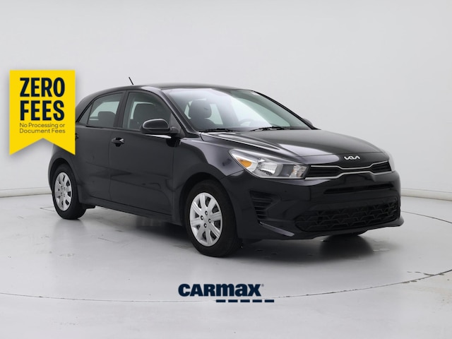 Black 2023 Kia Rio5 Wagon Front-Wheel Drive Automatic
