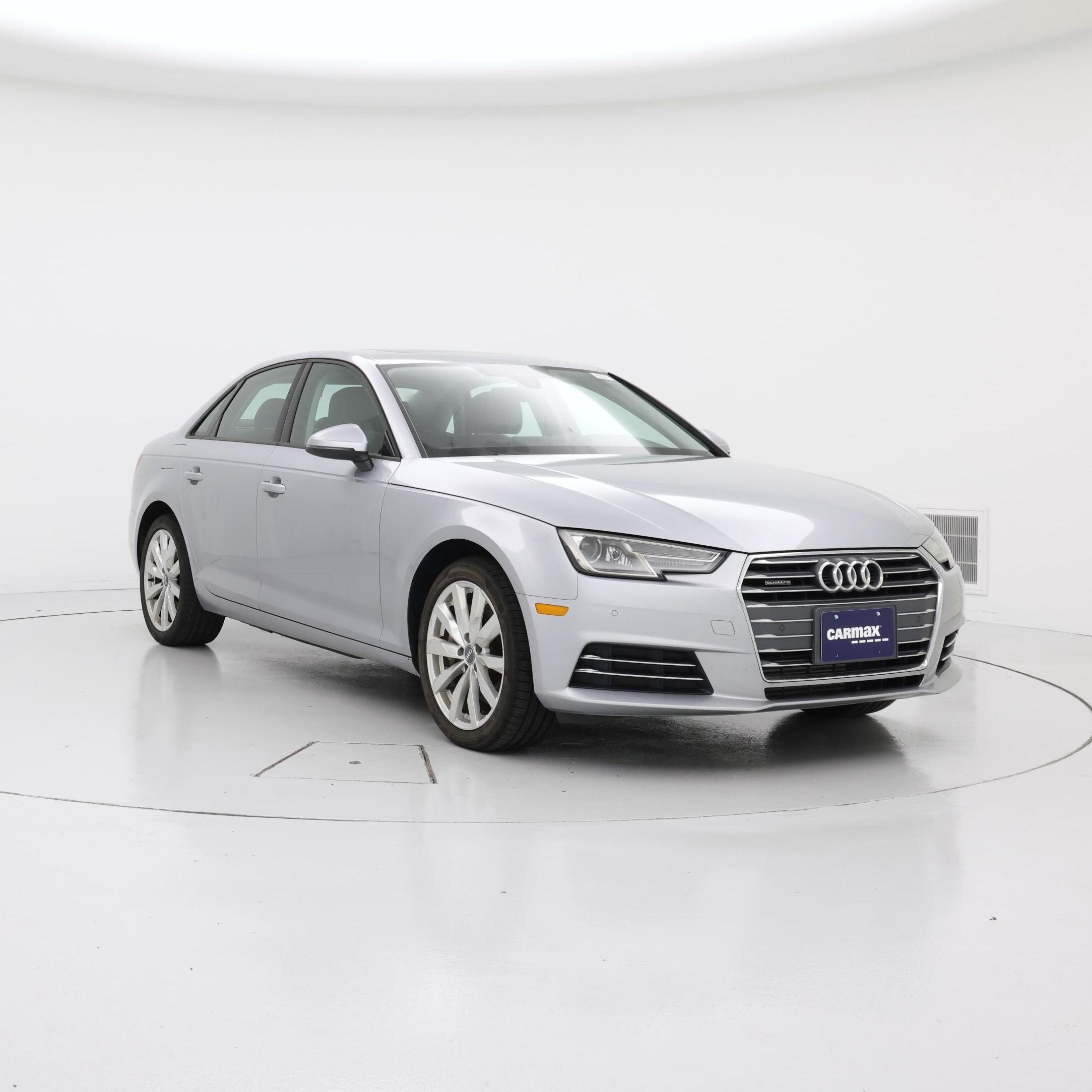 Silver 2017 Audi A4 Sedan All-Wheel Drive Automatic