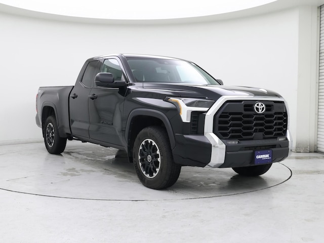 Black 2024 Toyota Tundra SR5 Double Cab 4WD Pickup Truck Four-Wheel Drive Automatic