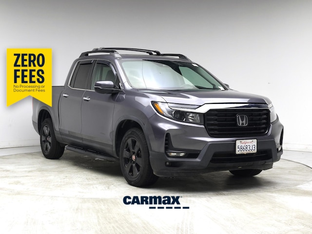 Gray 2021 Honda Ridgeline RTL-E AWD Pickup Truck All-Wheel Drive Automatic